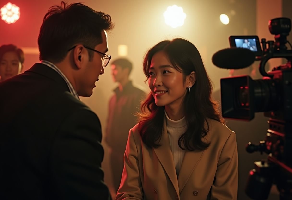 在线吾爱吃瓜 - 知名导演疑似出轨女二号，片场暧昧画面曝光